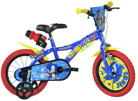 Dino Bikes Bicicleta para niño, Talla 16, Sonic 616-SC, Fabricada en Italia