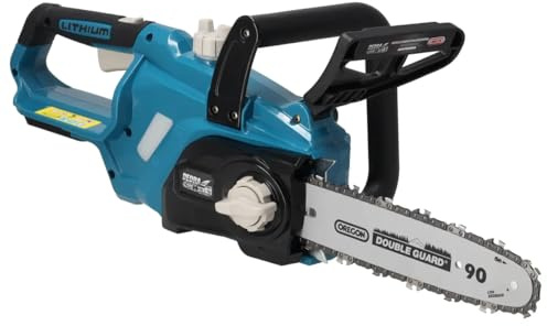 Sega a catena a batteria 18 V, DEDRA SAS + ALL DED7095ML 250 mm, Oregon90 5,6 m/s, con catena senza batteria e caricatore in cartone, ideale per legna da ardere e alberi