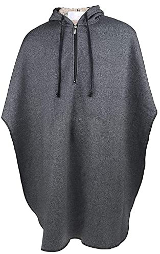 Fleece-Kapuze für Rollstuhlfahrer, wasserdichter Umhang – hält warm mit doppellagigem dickem Tuch – Winter-Rollstuhl-Abdeckung Kleidung für Erwachsene – ideale Rollstuhldecken