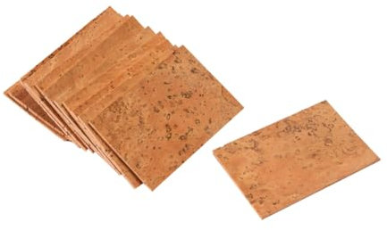 Toyvian 10pcs Saxophone Neck Cork Sheets Replacement Joint Cork for Soprano Alto and Tenor Saxophones Easy to Install Durable Fit: 8.00