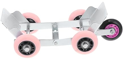 Gatuida Chariot Automatique Pliable En Acier Et Caoutchouc Pour Véhicule Électrique Pneu Crevé, Outil De Déplacement Voiture Compact Portable, Usage Urgence Dépannage Moto