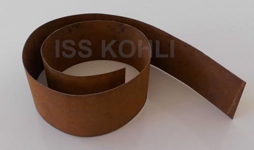 Rasenkantenband Edelrost Verschiedene höhen und längen 1 mm dick Beet Begrenzung (20 Meter 20 cm hoch)