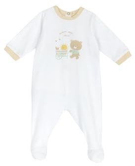 Chicco, Tutina Neonato e Neonata, in Morbido e Leggero Cotone, con Comoda Apertura a Patello, Ideale per Primavera e Autunno, Designed in Italy, Abbigliamento Neonato e Neonata 0-24 Mesi