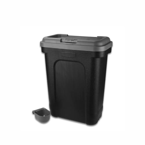 Extra-Large Pet Food Storage – 30L Airtight Dog/Cat Food Bin with Locking Lid & Scoop – BPA-Free, Stackable