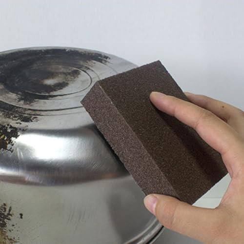 Potente limpiador de cepillos de esponja para eliminar el óxido y la suciedad persistente de la cocina