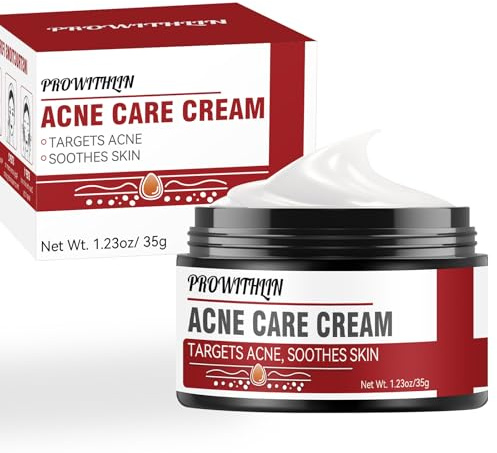prowithlin Acne Cream 35g – Spot Cream, Reduces Blemishes & Clears Skin Fast, Targeted Solution for Pimples & Acne Breakouts, Suitable for All Ages & Genders (35, Grams)