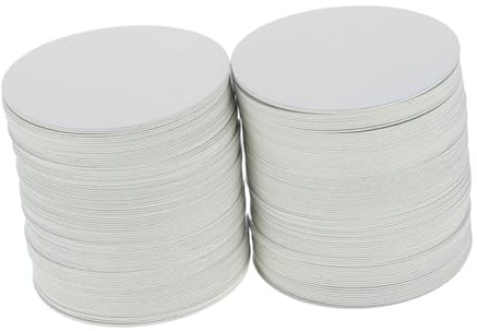 ABOOFAN 200pcs Joints de Bouchon en Aluminium Argenté Pet pour Bocaux en Verre et Bouteilles Plastiques, Étanchéité Haute Efficacité et Design Anti-fuite pour L'industrie Cosmétique Mise