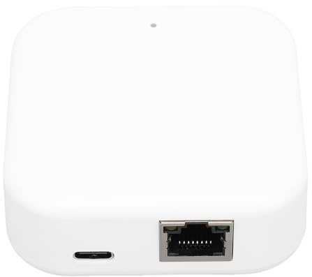 Sxhlseller Passerelle Intelligente pour le Contrôle de la Maison Intelligente | Connectivité WiFi Bluetooth RJ45, Compatible avec L'application TTLock pour Serrures et Haut-parleurs