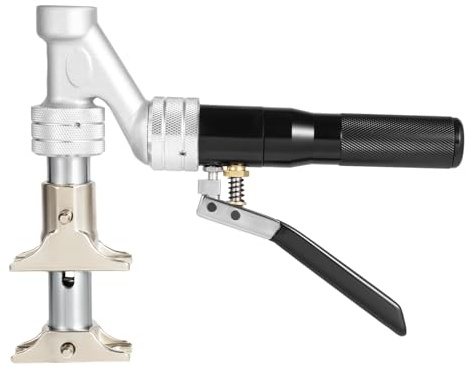 Pince à sertir pour tuyau en cuivre, outil, kit hydraulique de 3 tonnes, tête rotative à 360°, plage de sertissage 16-32 mm, 4 têtes d'écartement interchangeables 16-32 mm, alliage d'aluminium, argent