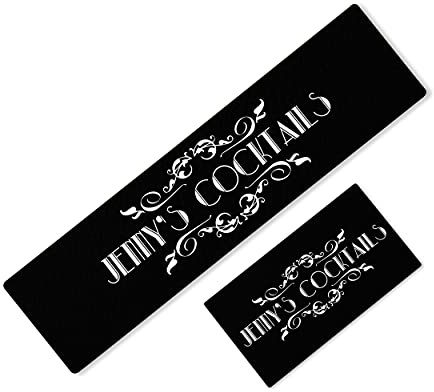 Personalised Cocktail Beer BAR Runner Ideal for Home Pub Beer MAT Occasion (44x25)
