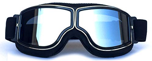 HONCENMAX Hochwertige Motorradbrillen Schutzbrille, Motocross Brille für Helm - für Outdoor Aktivitäten Motocross Skifahren Radfahren Wandern Augenschutz