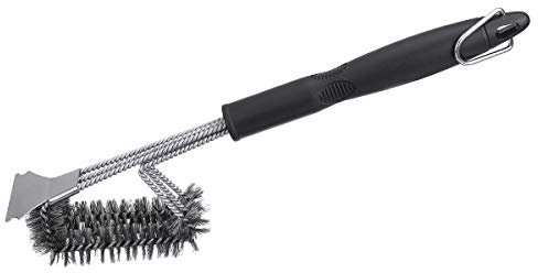 BouBou 17 '' BBQ Grill Bürste Schaber Scrubber Grill Reinigungswerkzeug Draht Küche Edelstahlreiniger