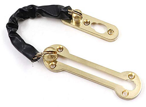 Dickere Edelstahl-Türkette Bronze Retro Slide Chain Lock Sicherheit Tür Kette Haltbarkeit für Anti-Diebstahl Erhöhung Sicherheit
