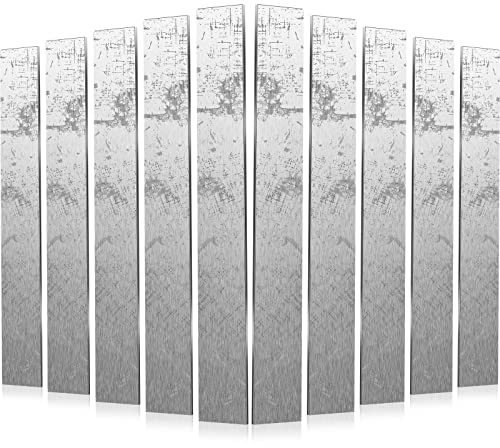 10 Stück 30,5 x 3,8 x 0,3 cm 1095 Messerrohlinge Messerklinge Stahl Hochkohlenstoff geglüht Flachstock Billets zum Schmieden 1095 Stahl Flachstock für die Herstellung von Zubehör DIY Werkzeug