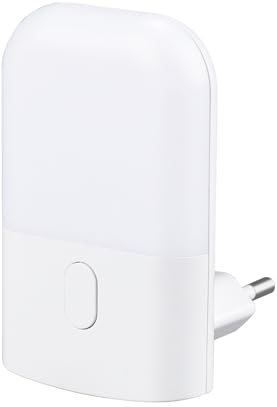 GRIFEMA GD101-1 Luce Notturna per Bambini 3 Livelli di Luminosità Regolabili, Luce Notturna con Sensore di Luce per Cameretta, Bagno, Corridoio, Cucina, Scale, 2700K Bianco Caldo