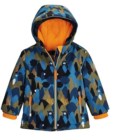 first instinct by killtec Mixte Bébé Fisw 29 Mns Jckt Veste De Ski Fonctionnelle Avec Capuche Et Jupe Pare-neige, Dark Ocean, 98-104 EU