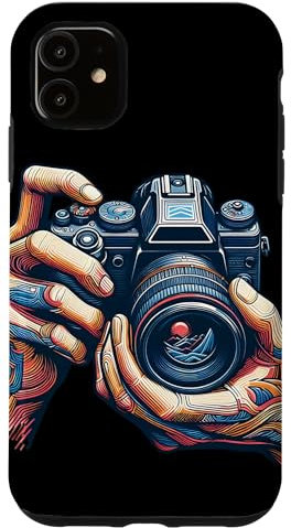 Vintage Analog SLR Camera Art Photographer Film Case for iPhone 11