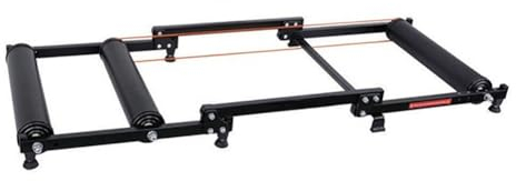 Faltbarer Fahrrad-Rollentrainer, Heimfahrradtrainer für Indoor-Training, Fahrradfahrplattform, Indoor-Aerobic-Ausrüstung für Fitness, tragbarer Fahrrad-Rollentrainer mit geringer G