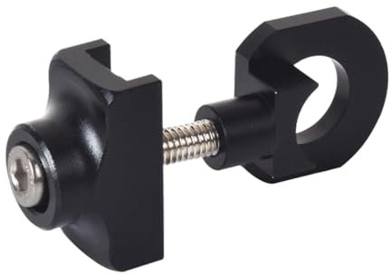 Xiixuuj Regolatore catena per bicicletta,Regolatore catena per bicicletta | Fissaggio catena Regolatore catena ruota per bicicletta in lega di alluminio,Sostituzione ruote bici, regolatore catena,