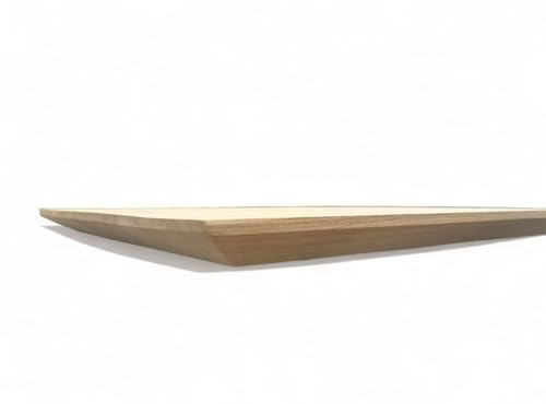 Massivholzplatte Eiche, Tischplatte, Schweizer Kante, Beschnittkanten, Esstischplatte, Arbeitsplatte (200x80cm)