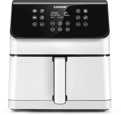 COSORI Premium II Chef Edition Freidora de AIRE 6.2L Blanca+ Pack 50 Papeles Protectores
