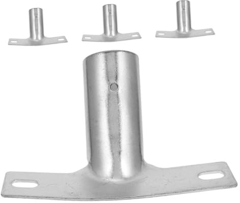 BEBEMOKO 4pcs Broom Head Bracket Pole Adapter for Broom Replacement Comfortable Grip and Easy Attachment for Home Use