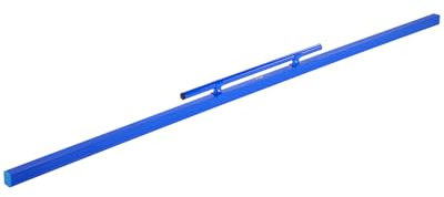 VEVOR Concrete Screed, 96 Inch Screed with Level Vial, Easy Cleanup & End Cap Design, Aluminum Lightweight & Reversable Handle for Leveling Floors, Small-Scale Construction and Home Renovation
