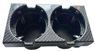 Yurefax Kohlefaser-Autobecherhalter, for, E46 M3 Coupe Sedan Touring 3 Series 1998 2000 2001 2003 2005 51168217953 51 16 8 217 953 Getränkehalter für die Mittelkonsole(A)