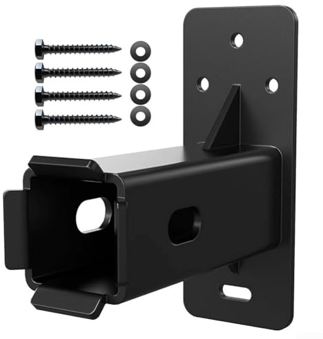 Portabiciclette da parete e sicuro per ricevitori con attacco da 5,1 cm