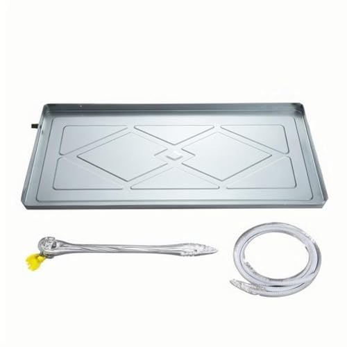 Air Conditioner Drip Tray Condensate Drain Pan,Stainless Steel Drip Pan for Ac Unit,AC Drip Tray, Water Heater Drain Pans, Oil Drip Pans for Under Car(100x47.5x3.8cm/39x19x2in)