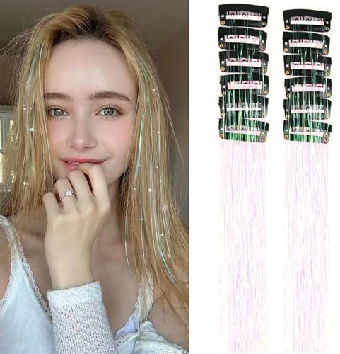 1 Set Sichere Synthetische Lametta Clips 50 8 Cm Hautfreundlich Kein Werkzeug Kostüm Feier Cosplay Haarschmuck
