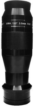 Telescope Eyepiece, XWA 3,5-mm-Okular Ultraweitwinkelteleskop 110 Grad Astronomiezubehör ，Parts