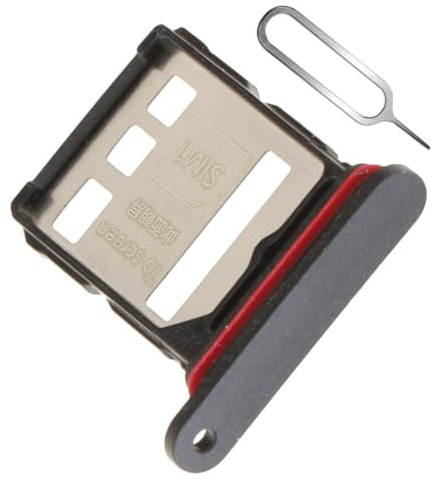 Tiroir Double Carte SIM pour Honor Magic 8 Lite (MTN-NX1M) Support Plateau Porte sim Tray - Noir