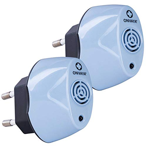 ONVAYA Ultraschall Milbencontroller | Mittel gegen Milben | Hausstaubmilben effektiv bekämpfen | Anti Milben Mittel ohne Chemie (2 Stück)
