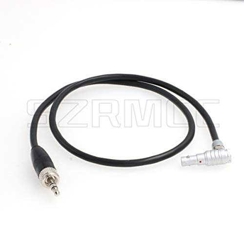 SZRMCC Locking 3.5mm TRS Plug to 00B 5 Pin Audio Cable for Sony UWP-D Series to ARRI Alexa Mini or Z CAM E2 Camera