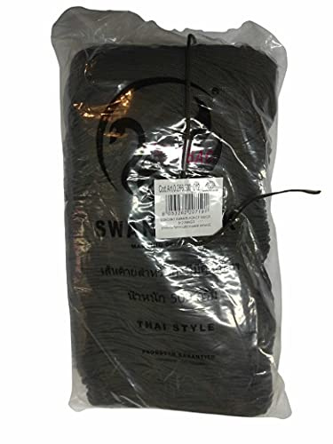 Tre Sfere il Cordoncino Swan Black Thai Fango per confezionare Borse Artigianali e Pochette Fai da Te all' Uncinetto o con Ferri da Maglia per Realizzare i Tuoi lavori Hand Made