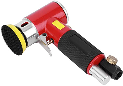 Kit de lijadora neumática, lijadora de aire orbital aleatoria de 2 pulgadas y 3 pulgadas, mini lijadora neumática, pulidora, herramientas de pulido para trabajos de carrocería