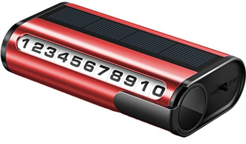 Wudaizhi Temporary Stop Telefonnummer Karten Automatische Parkkarte Solarladung Parkplatzplatte Auto Dekoration Zubehör