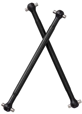 BAOFUYA Eje de Transmisi¨®n para Coche RC 1/8, Material de Acero, 101,5 mm de Longitud, Piezas de Repuesto, 2 Unidades