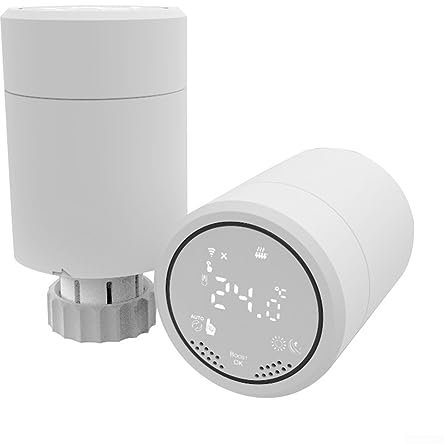 Chauffage intelligent TRV Thermostat programmable Contrôle vocal pour TUYA pour ZigBee Radiateur Contrôleur de Température Wifi
