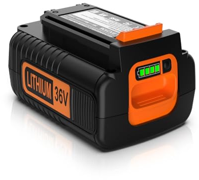 Energup 36V 2500mAh Ersatzakku für Black+Decker 36V Akku LBX2040 BL20362 BL2536 LBXR36 LBXR2036 LBX36