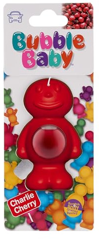 BUBBLEBABY Cherry Fragrance Carded Liquid Membrane Car Air Freshener And Odour Eliminator (Pack of 1), Cool Ice