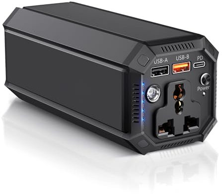 Portable Laptop Power Bank, 27000mAh AC 100W External Battery Pack, PD 65W Dual-Way Fast Charging Power Station, Battery Backup Power Supply for Laptop, Tablet, Cell phone, Macbook, Camera, Projector