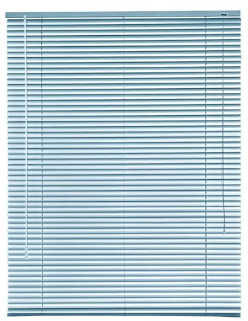 2.5cm Slat Aluminum Venetian Blinds, Horizontal Windows Blind For Office Bedroom Bathroom, Light Filtering Shades(Light blue)