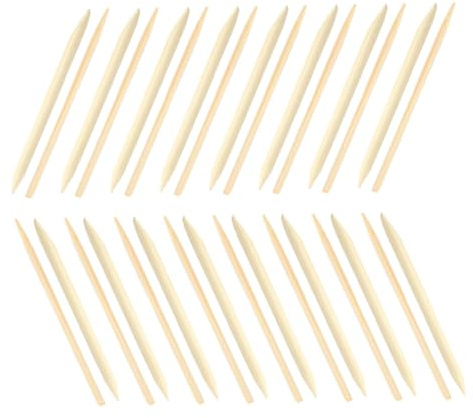 HOMSFOU 200stücke Holz Kratzstifte Diy Kratzwerkzeuge Kratzmalstäbe Stylus Stäbe Holzkratzwerkzeuge Zum Malen Professionelle Kratzwerkzeuge