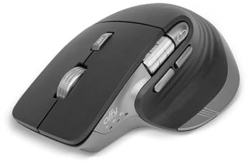 Offy Nexo Ratón Ergonómico Inalámbrico con Scroll Infinito