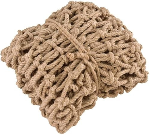 Filet d'escalade pour enfants pour cabane dans les arbres - Filet de sécurité pour enfants pour protection d'escalier et balcon - Hamac d'extérieur - Accessoire d'aire de jeux - Kaki - 1 x 2 m