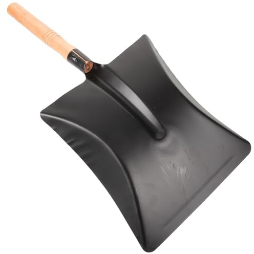 MOTHNUR Pala de Mano para Jardín Pequeña y con Mango de Madera Pala de Hierro Resistente para y Limpiar Suelo Exteriores Herramienta Ligera y Portátil para Huerto y Plantas