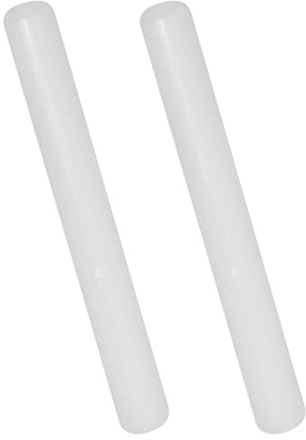 Baluue Mattarello in Plastica Antiaderente 2 Pezzi 23x2,5 Cm per Pasta, Fondente e Ravioli Manici Ergonomici, Utensili Cucina per Dolci, Pizza e Pasta Fatta a Mano