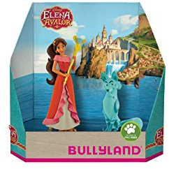 Bullyland 13244 - Spielfigurenset, Walt Disney Elena von Avalor - Elena und Zuzo, liebevoll handbemalte Figuren, PVC-frei, tolles Geschenk für Jungen und Mädchen zum fantasievollen Spielen